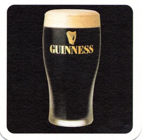 dublin l-irl guinness guinness hallo 4a (quad185-glas mit schaum-weier rand)